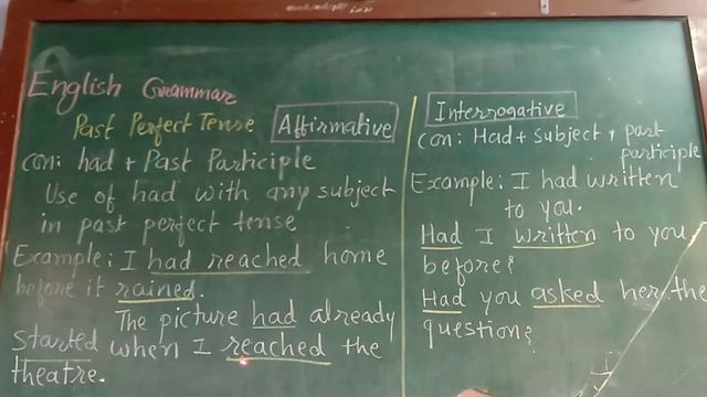 STD 10 ENGLISH PAST PERFECT TENSE P 1 SHREEMAD DAYANAND KANYA VIDYALAY смотреть онлайн