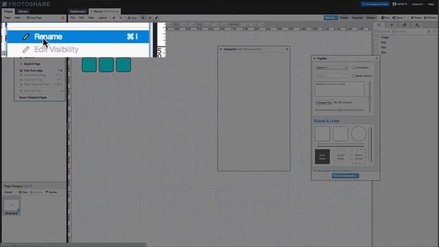 Rename a Page in ProtoShare смотреть онлайн