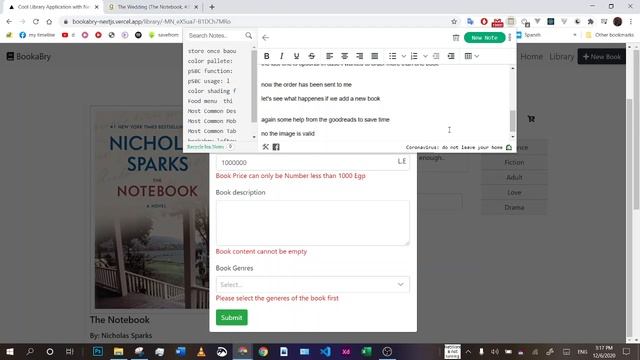 Bookabry Reactjs app - book library app - new application with Next.js смотреть онлайн