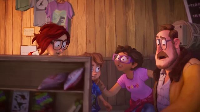 Dino Stop Robot Invasion ? The Mitchells vs. The Machines | Netflix After School смотреть онлайн