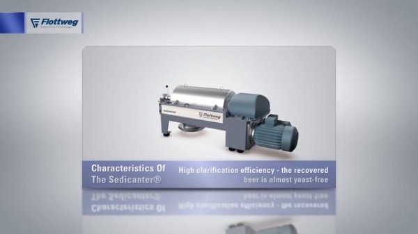 Flottweg Sedicanter® - The decanter centrifuge for soft sediment