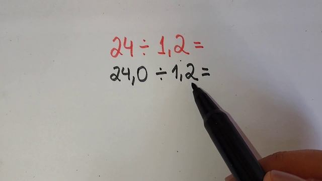 "24/1,2" "24:1,2" "Dividir 24 por 1,2" "24 dividido por 1,2" "24%1,2" Como fazer divisão com vírgul смотреть онлайн