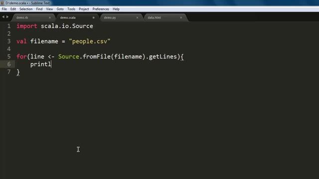 Read CSV File in Scala смотреть онлайн
