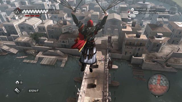 Jump from the top of the Castel Sant'Angelo - Fly Like an Eagle in ACB смотреть онлайн