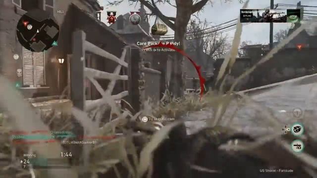 WW2 Gridiron triple kill with ball смотреть онлайн