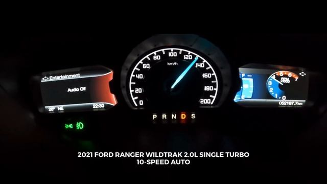 0-100 KPH 2021 Ford Ranger Wildtrak 2 0L Single Turbo 10 Speed Auto смотреть онлайн