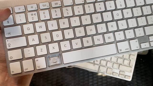 Apple Wireless Keyboard A1314 2009 замена клавиш смотреть онлайн