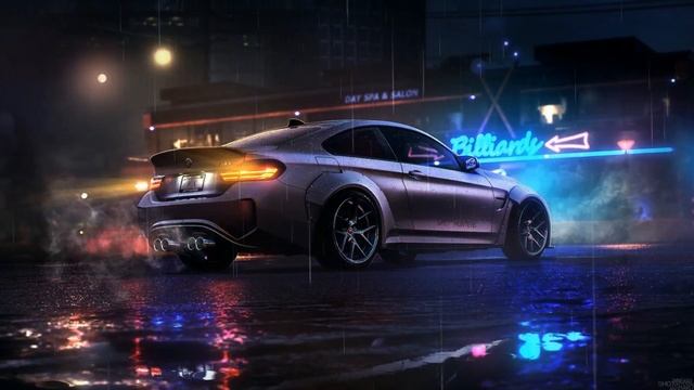 BMW M4 Night Rain Live Wallpaper смотреть онлайн