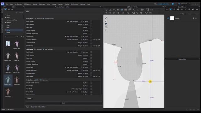 Параметрика в Clo3D