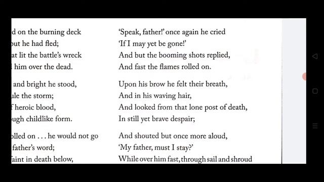 Casabianca Poem In Hindi | By Felicia Hemans | Real English | Class 7 | Chapter 1 смотреть онлайн