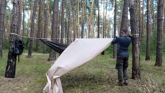 Двухслойный гамак Voyager и тент Ptah. смотреть онлайн