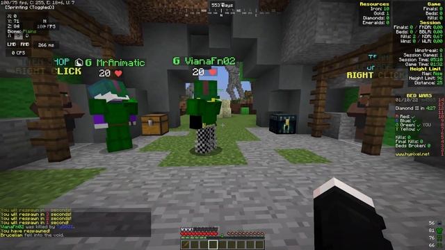 First time on lunar client and bedwars on java смотреть онлайн