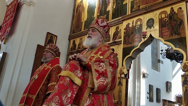 Проповедь митрополита Минского Павла в среду Светлой седмицы в соборе Петра и Павла г. Минска.