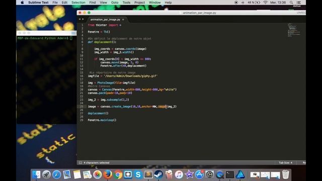 Python image animée avec tkinter смотреть онлайн