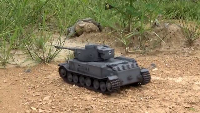 HOOBEN Tiger 1/16 TigerP Porsche Tiger tank смотреть онлайн