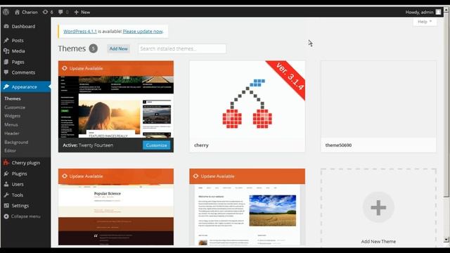WordPress. Cherry Framework. How To Deal With "Parent Theme Is Missing..." Error смотреть онлайн