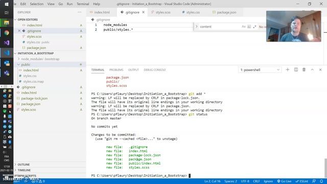 git en ligne de commande et gitignore смотреть онлайн