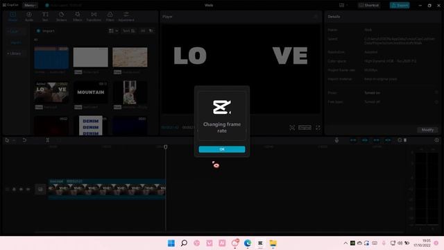 How To Change Frame Rate And Color Space On CapCut PC смотреть онлайн