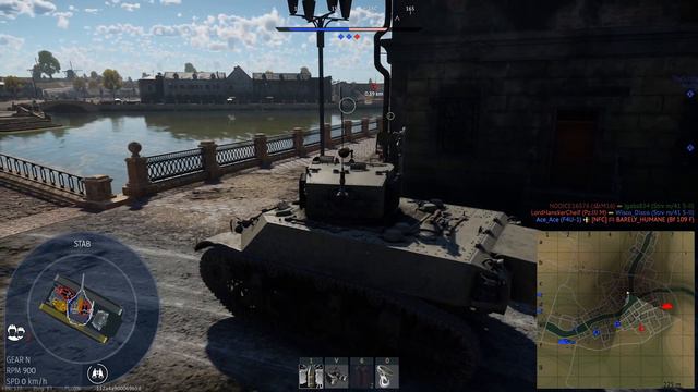 China M3A3 Stuart - sī tú ěr tè is how it's pronounced in Chinese - War Thunder смотреть онлайн