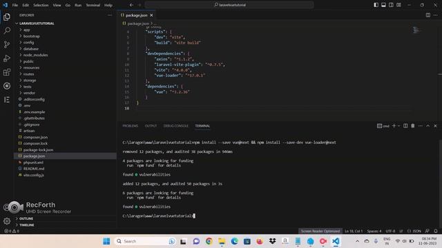 Step 2-Install Vue JS In Laravel смотреть онлайн