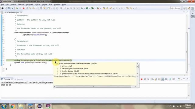 How to format the date using DateTimeFormatter? | Java 8 LocalDate Class | Java 8 Date and Time смотреть онлайн