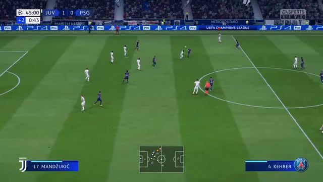 FIFA 19 gameplay juve paris смотреть онлайн