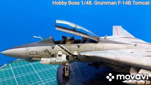 Hobby Boss 1/48 Grumman F-14B Tomcat смотреть онлайн