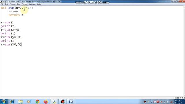 Python Function-5(default arguments)cbse class12 смотреть онлайн