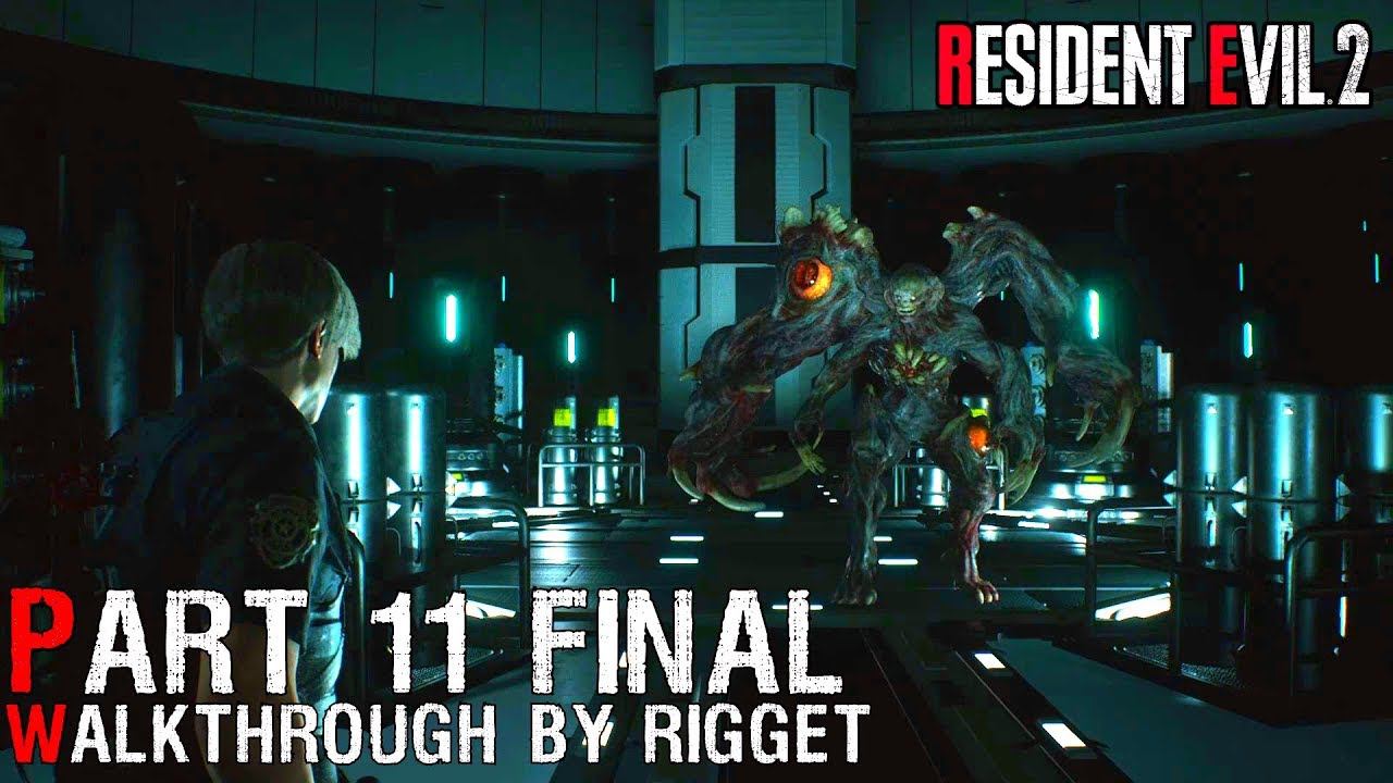 Resident Evil 2 Remake LEON Прохождение Часть 11 "G-Вирус" Финал! смотреть онлайн