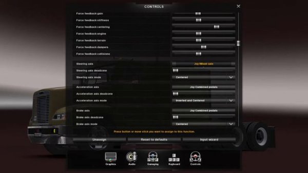 How to setup Logitech Profiler and g27 wheel in ETS2