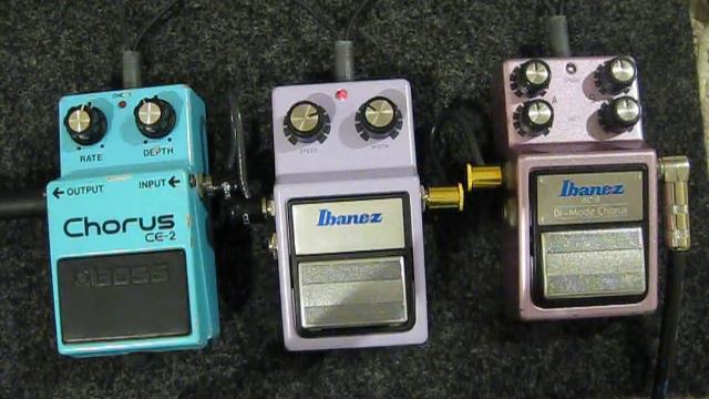 Ibanez BC9, CS9, Boss CE2 Chorus Pedal Demos. смотреть онлайн