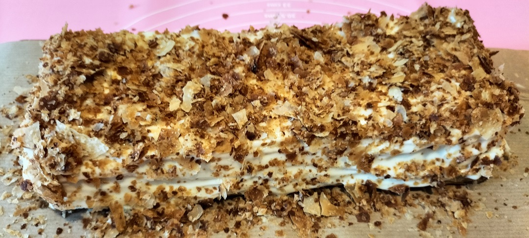 Торт Наполеон с нежным кремом из 3-х ингредиентов смотреть онлайн