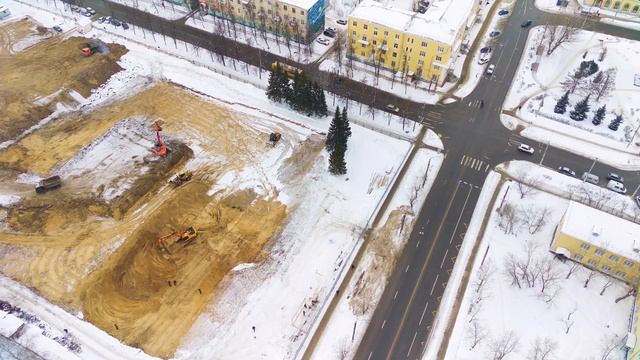 Начало строительства школы №10 в городе Дзержинск