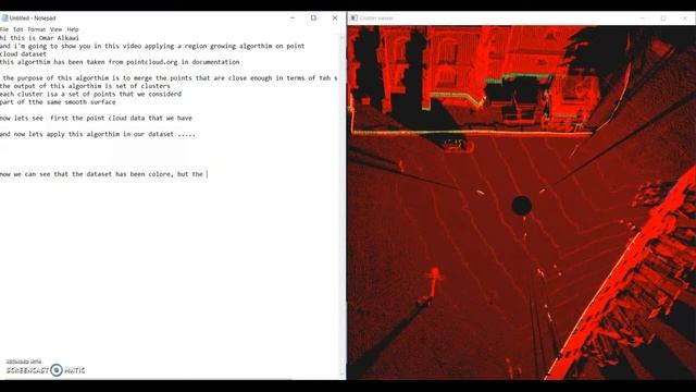 Applying a region growing segmentation algorithm on point cloud dataset смотреть онлайн