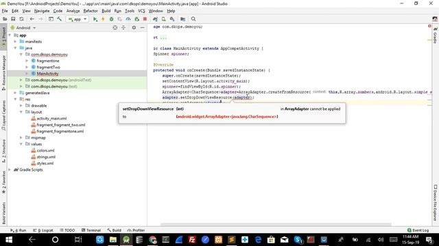 How To Create a Spinner in Android Studio in (Hindi) смотреть онлайн