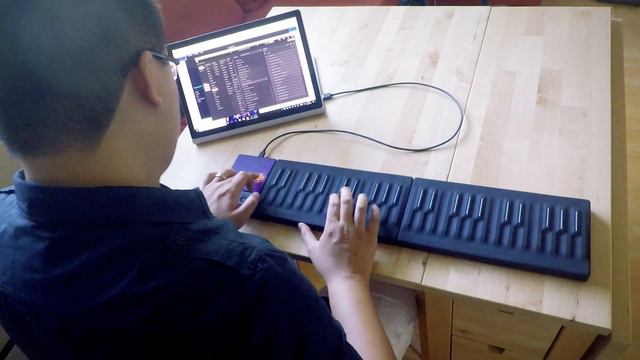 Portable music studio setup (ft. ROLI Blocks Seaboard + Lightpad, Surface book 2, etc.) - Vlog #1 смотреть онлайн