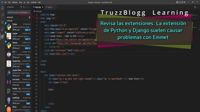 EMMET NO FUNCIONA EN VISUAL STUDIO CODE: Cómo activar Emmet en Visual Studio Code смотреть онлайн
