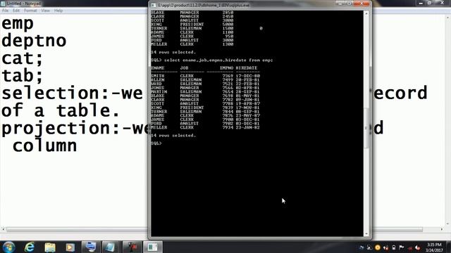 Oracle 11g Second lesson آموزش کامل اوریکل درس دوم смотреть онлайн