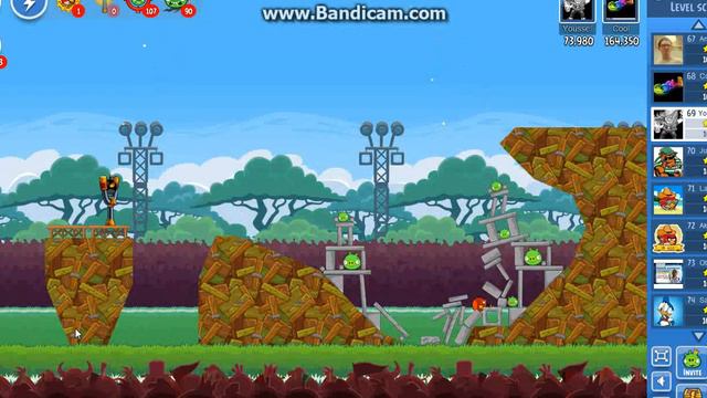 Angry Birds Friends Tournament week 46 Level 4 Score 166 Power up смотреть онлайн