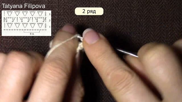 Топ ажурный. Объемный узор для нижней части смотреть онлайн