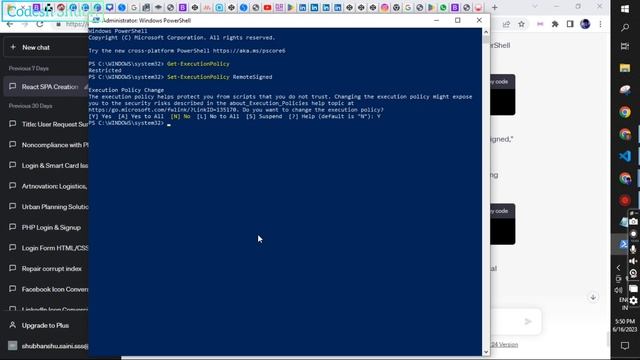 Fixing Vercel Login Error: Running Scripts Disabled on Windows PowerShell Execution Policy смотреть онлайн