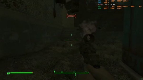 Fallout 4  - RTX 3060 TI & i7 11700F - Max setting + high resolution - 1440p - In city !