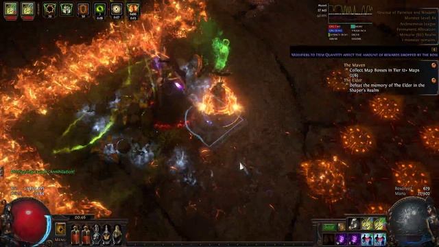 Path of Exile 3.17 - Absence of Patience and Wisdom / The Searing Exarch смотреть онлайн