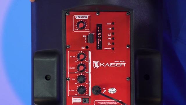 BAFLE KAISER 8” DE 5,000 W PMPO CON KSR- LINK Y MICRÓFONO ALÁMBRICO MODELO MSA-7908ND смотреть онлайн