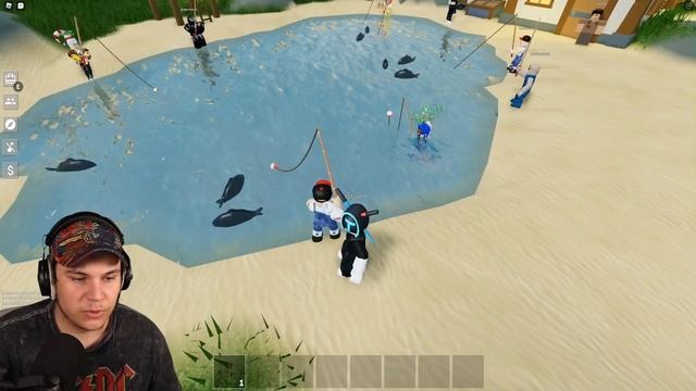 FASTEST WAY TO FISH (& AFK) Roblox Skyblock смотреть онлайн