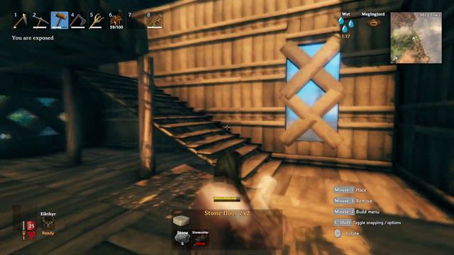 Valheim - How To Make Fireplace On Second Floor смотреть онлайн