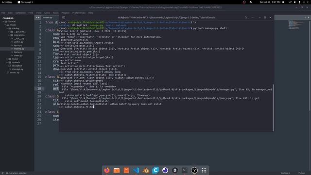 3. Querying Django Model Objects in the Database - Django 3 For Beginners Tutorial Series смотреть онлайн