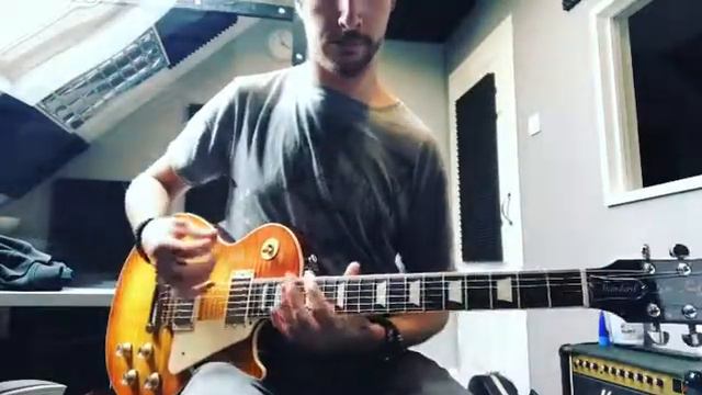 Whole lotta love (riff & solo) - 2019 Gibson Les Paul Standard quick setup check смотреть онлайн