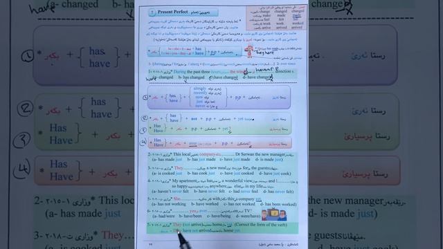 Unit one: Present perfect نةبوريئ تةمام. پةرتوكا هاريكار- sunrise 12 - م/محمد سامى دولى смотреть онлайн