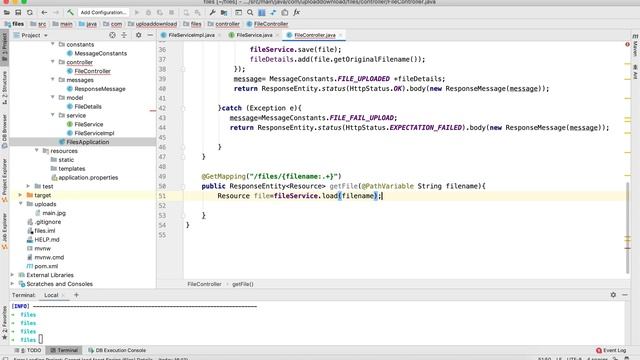 Spring Boot | Download Files | Images | Demo смотреть онлайн
